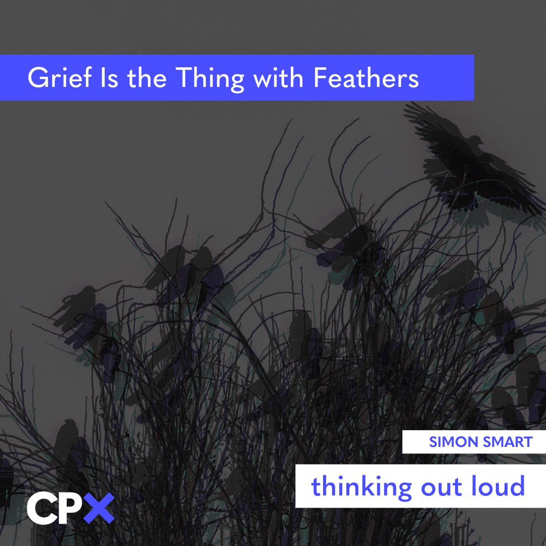 Centre - Having experienced and sat alongside profound grief this year ...