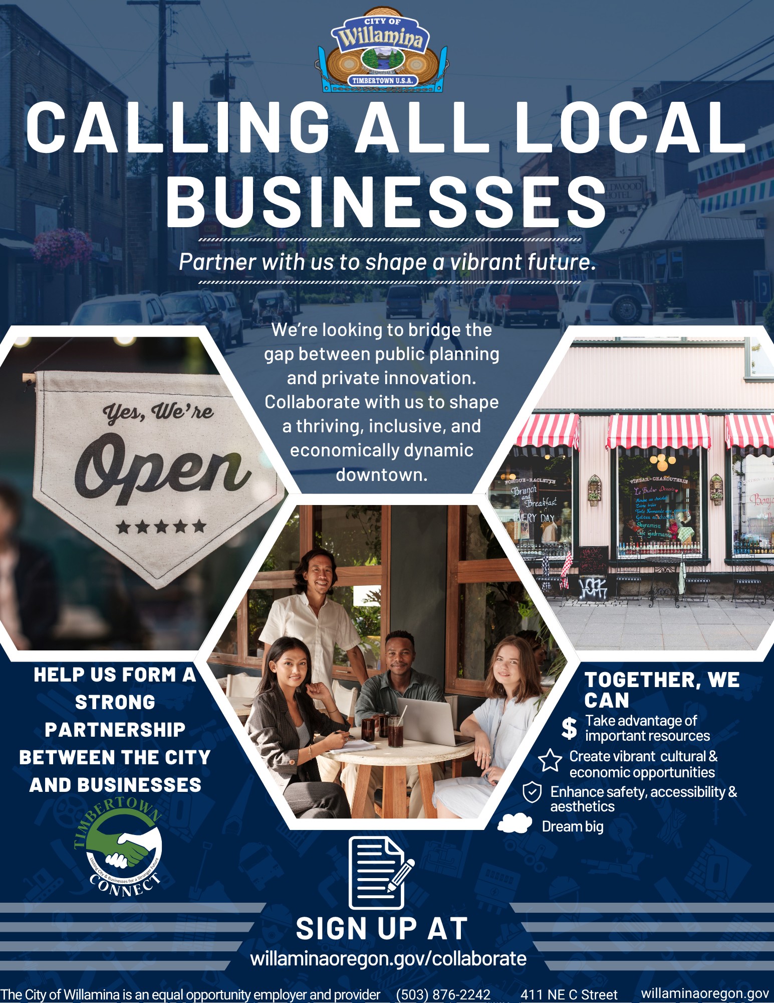 City - INTRODUCING Timbertown Connect, a new initiative to unite local ...