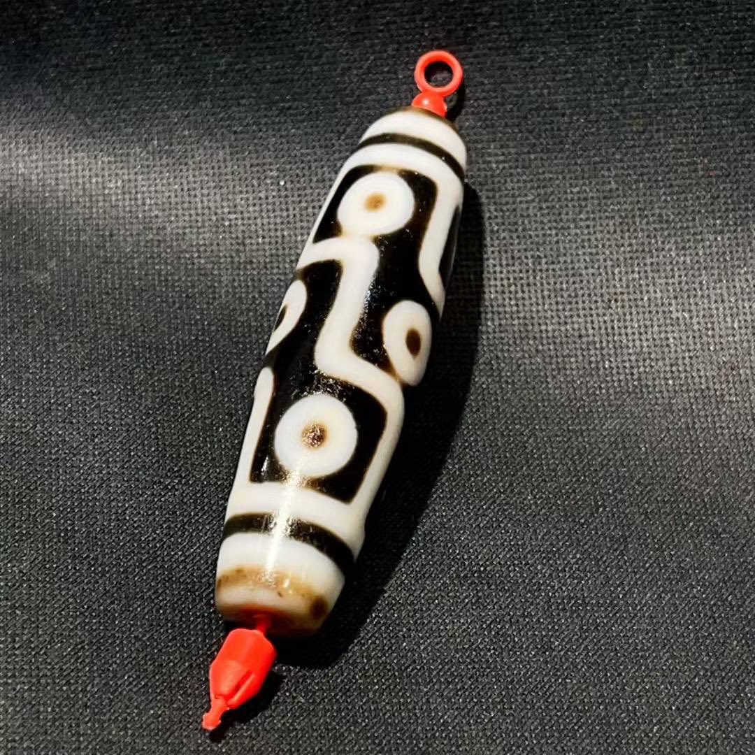 聚缘古法系列九眼天珠，尺寸：49.5*13mm、特价💰269
