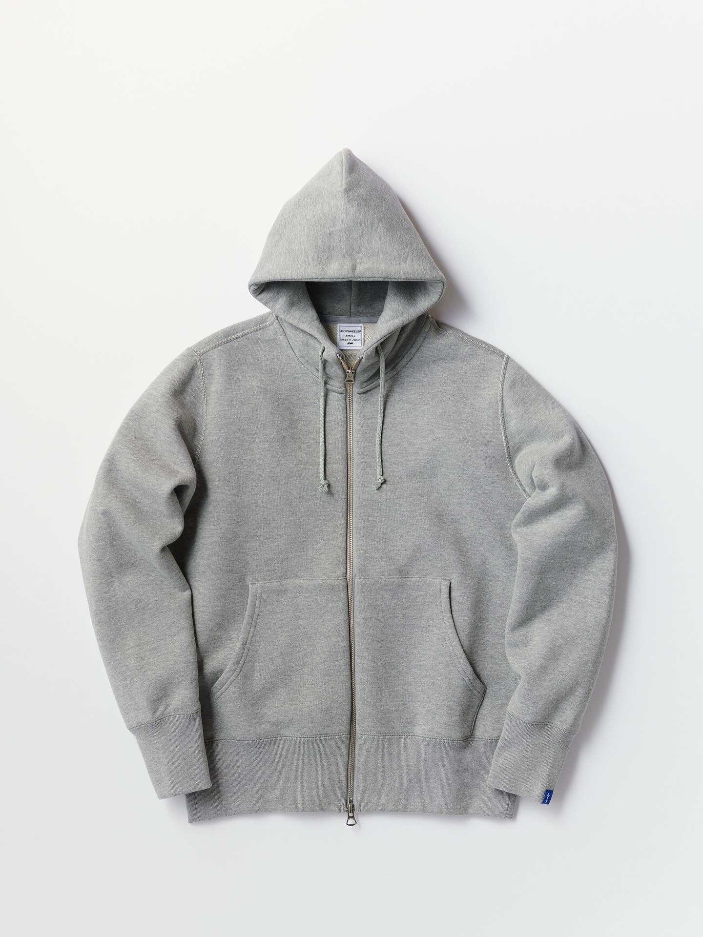LW290 吊り編みハイジップフーディ」 Fabric： LWライト吊り裏毛 Color