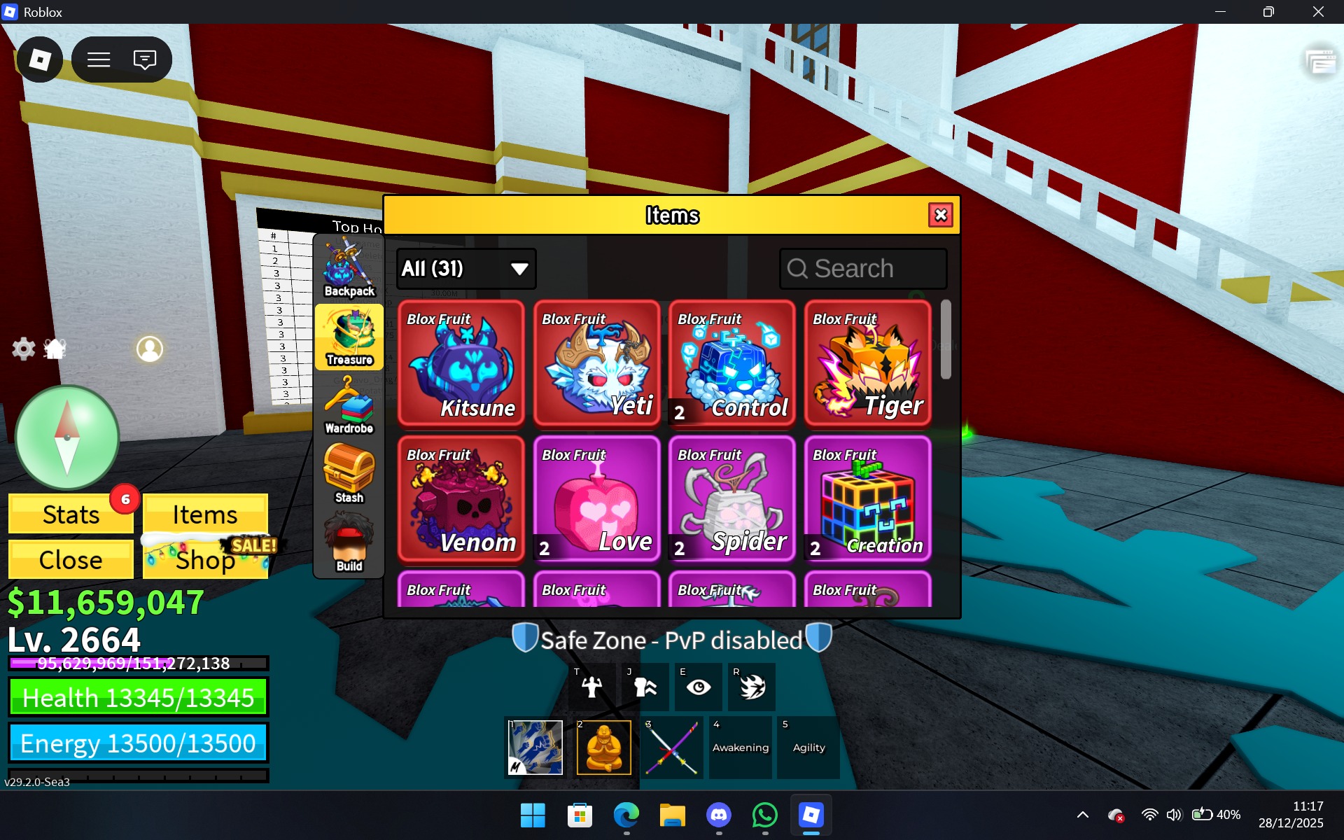 Blox Fruit Indonesia🇮🇩 ( Jual/Beli ) | WTS Kitsune 40k Tiger 13k Yeti ...