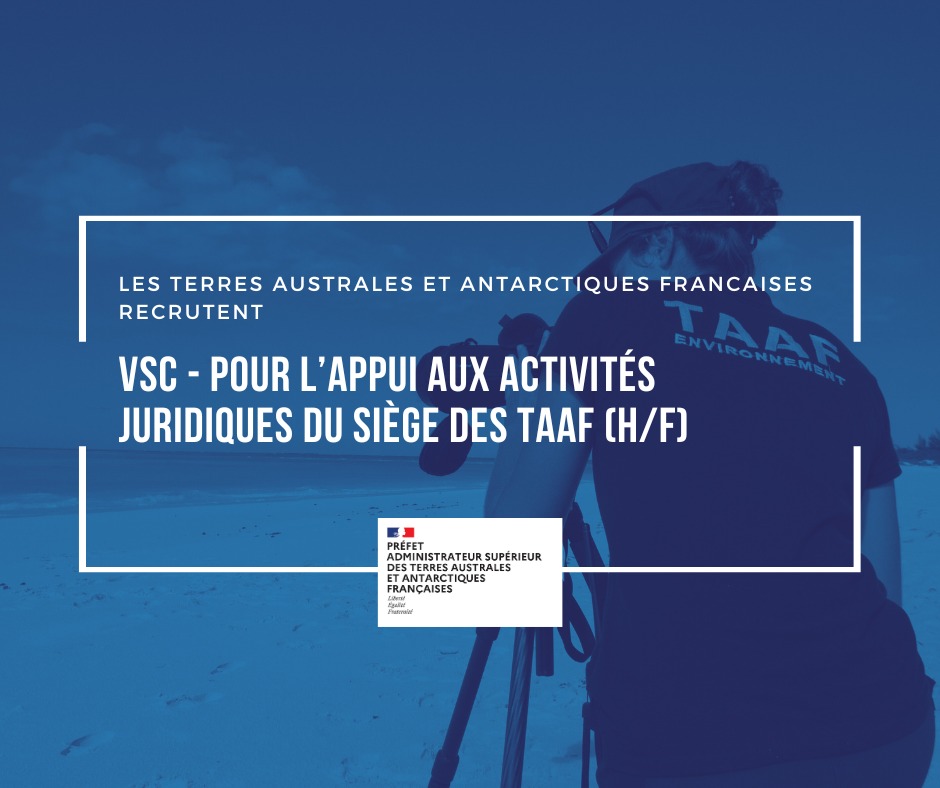Patch Ricamato Badge TAAF – Terre Australi E Antartiche Francesi, Distretto