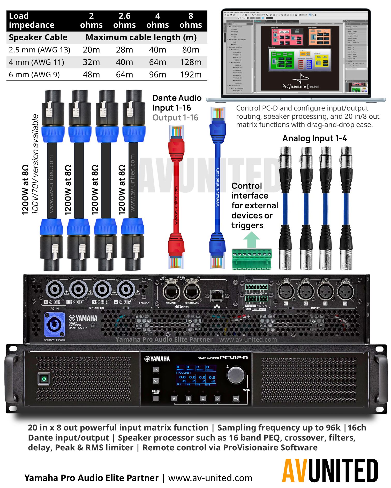 What is the Yamaha DSP-A592 amplifier like and how to set it up?