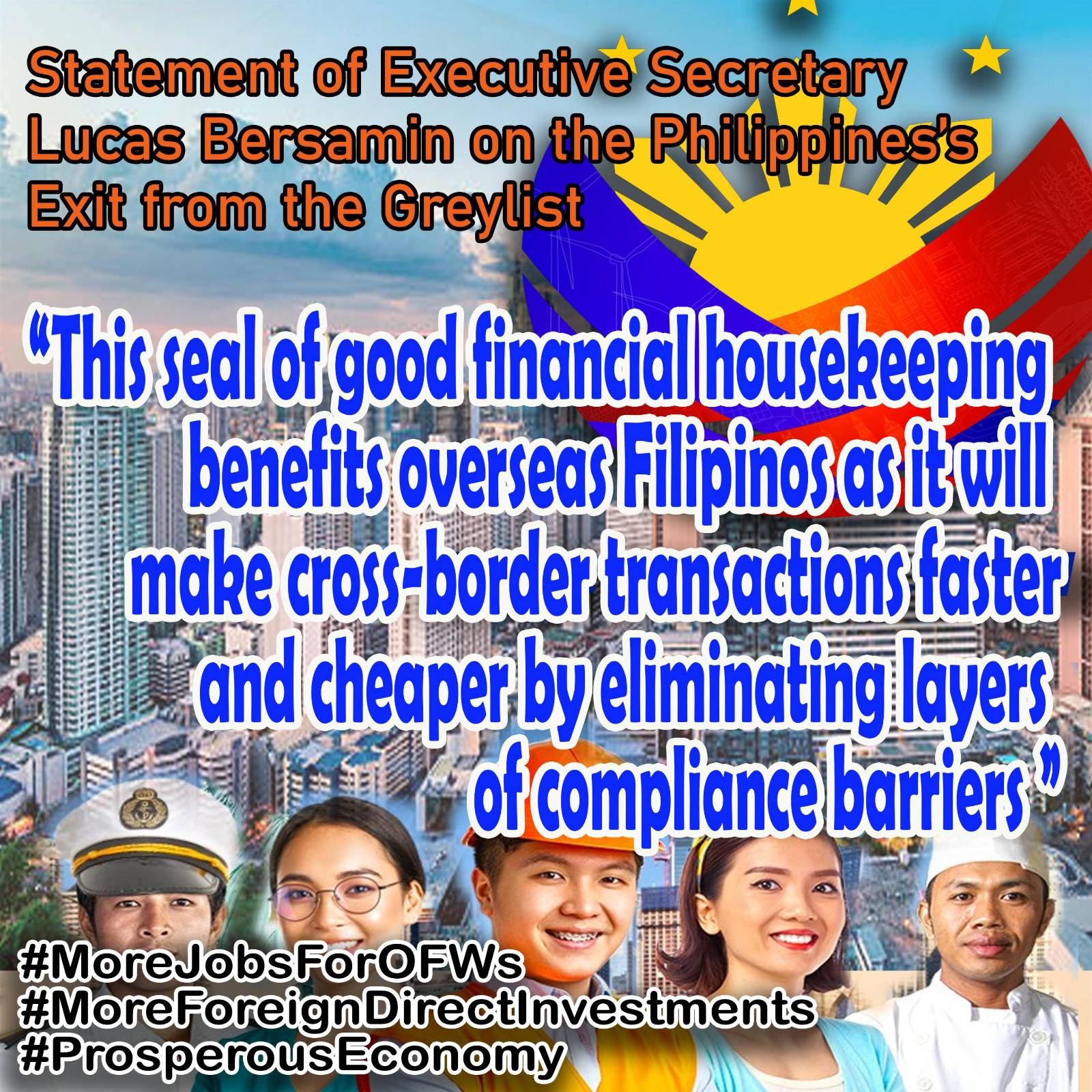 Ahon - 🥰🤩🥳 The Office of the Executive Secretary issues a statement on ...