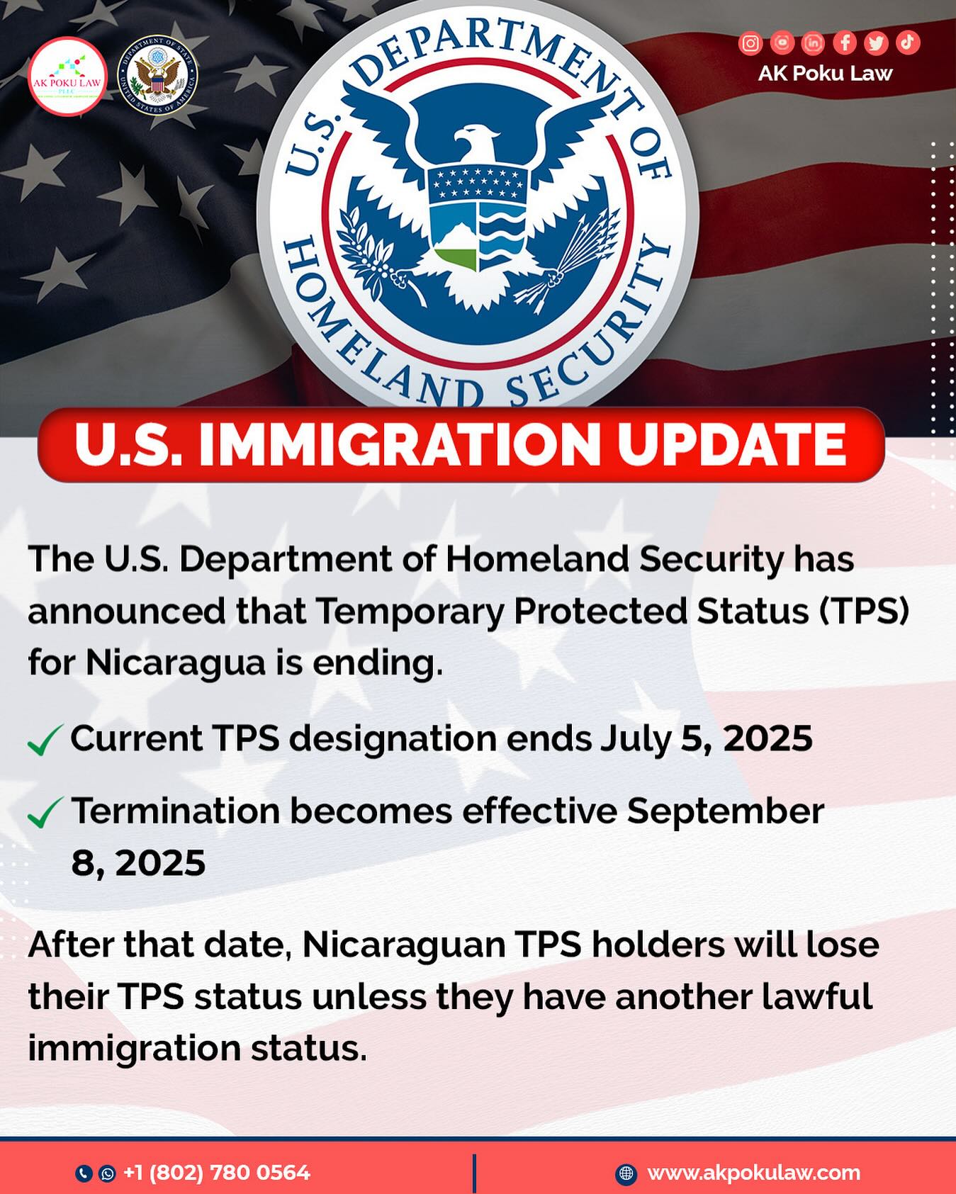The U.S. Department of Homeland Security (DHS) has officially announced ...