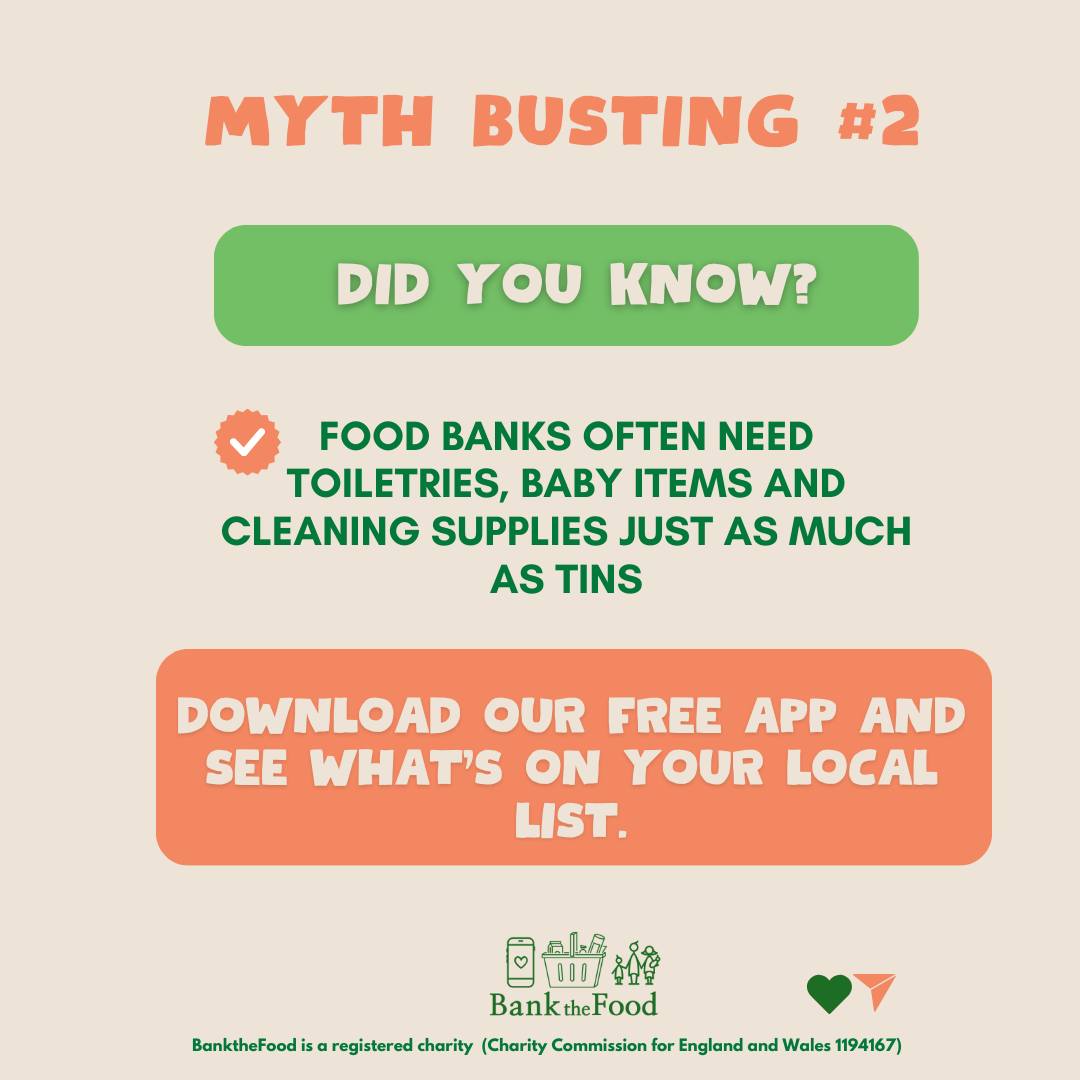 BanktheFood - Myth Busting #2 Did you know? Food banks... | Facebook
