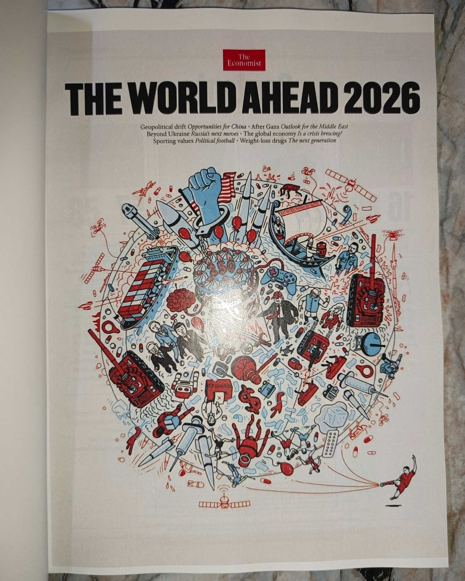 The Economist's World Ahead 2026 full color edition