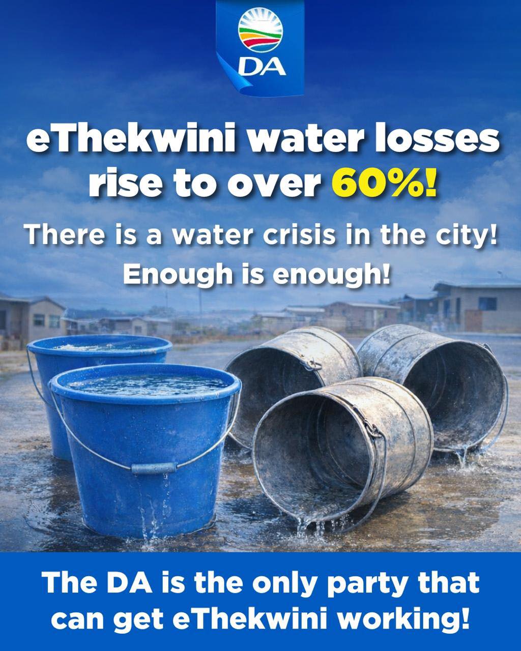 DA KZN - DA demands accountability as non-revenue water... | Facebook
