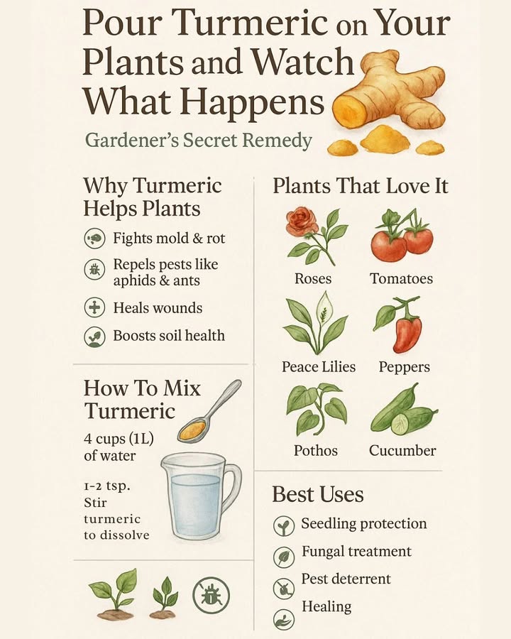 Plant - Pour Turmeric on Your Plants and Watch What Happens - Gardener ...