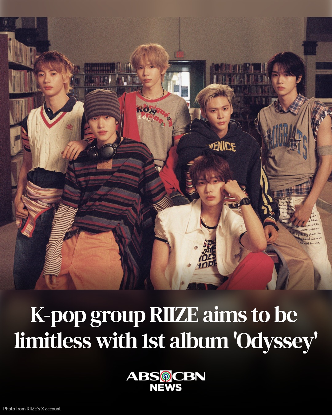 ABS-CBN - K-pop boy group RIIZE continues to rise with their first full ...