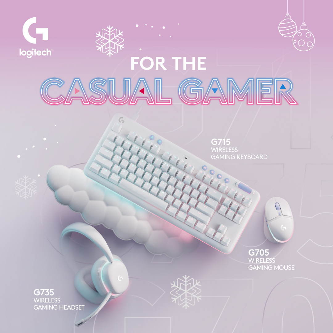 Logitech - 💖Give the gift of gaming performance and dreamy aesthetics ...