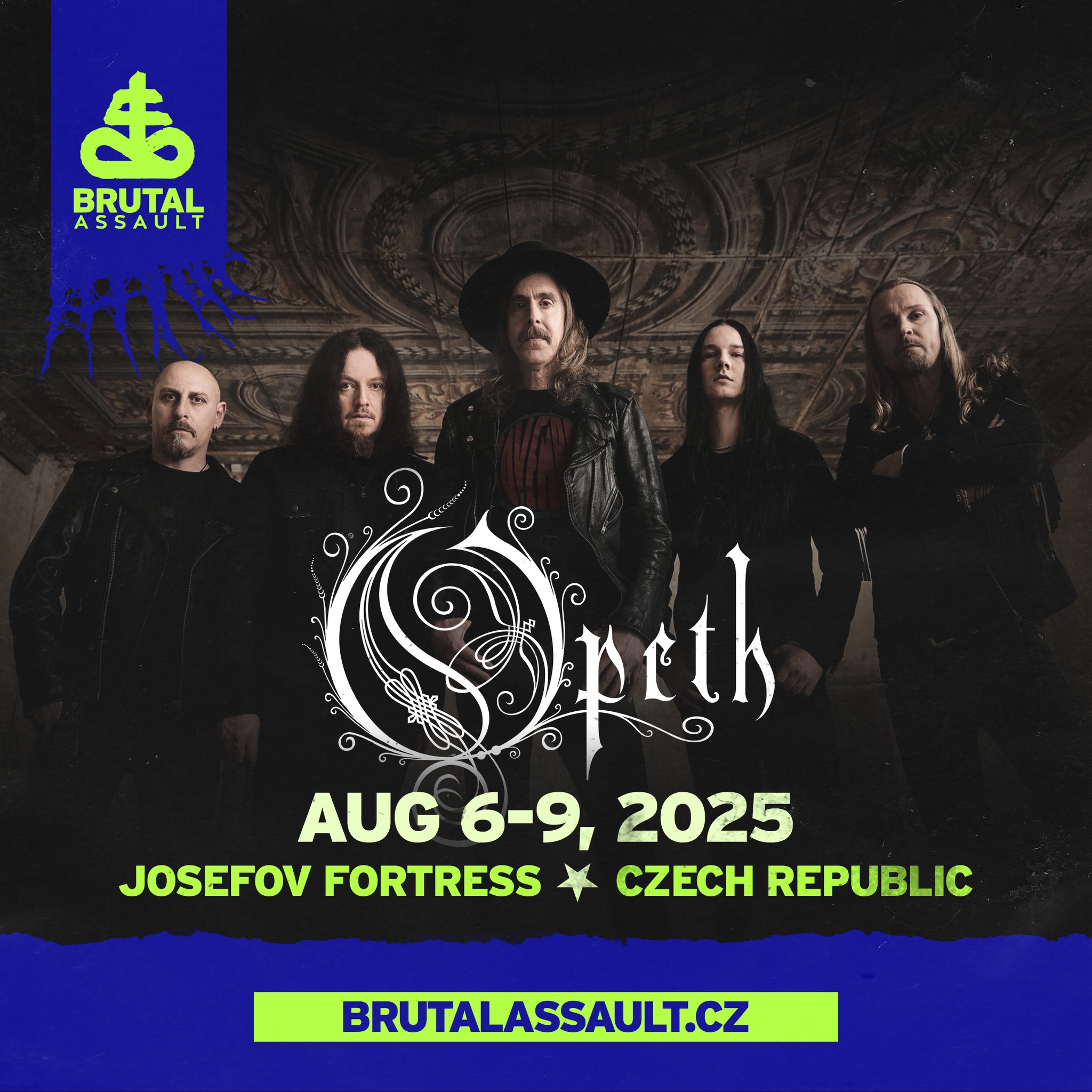 Opeth - Opeth X Brutal Assault BA 2025! Tickets on sale...