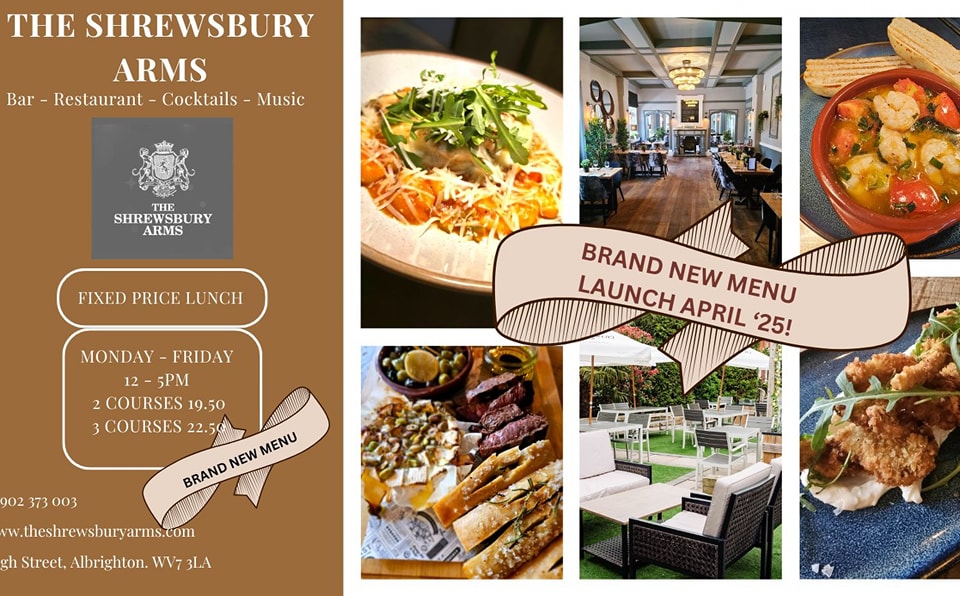 👀🚨 NEW SPRING MENU LAUNCH👀🚨 STAY... - The Shrewsbury Arms | Facebook