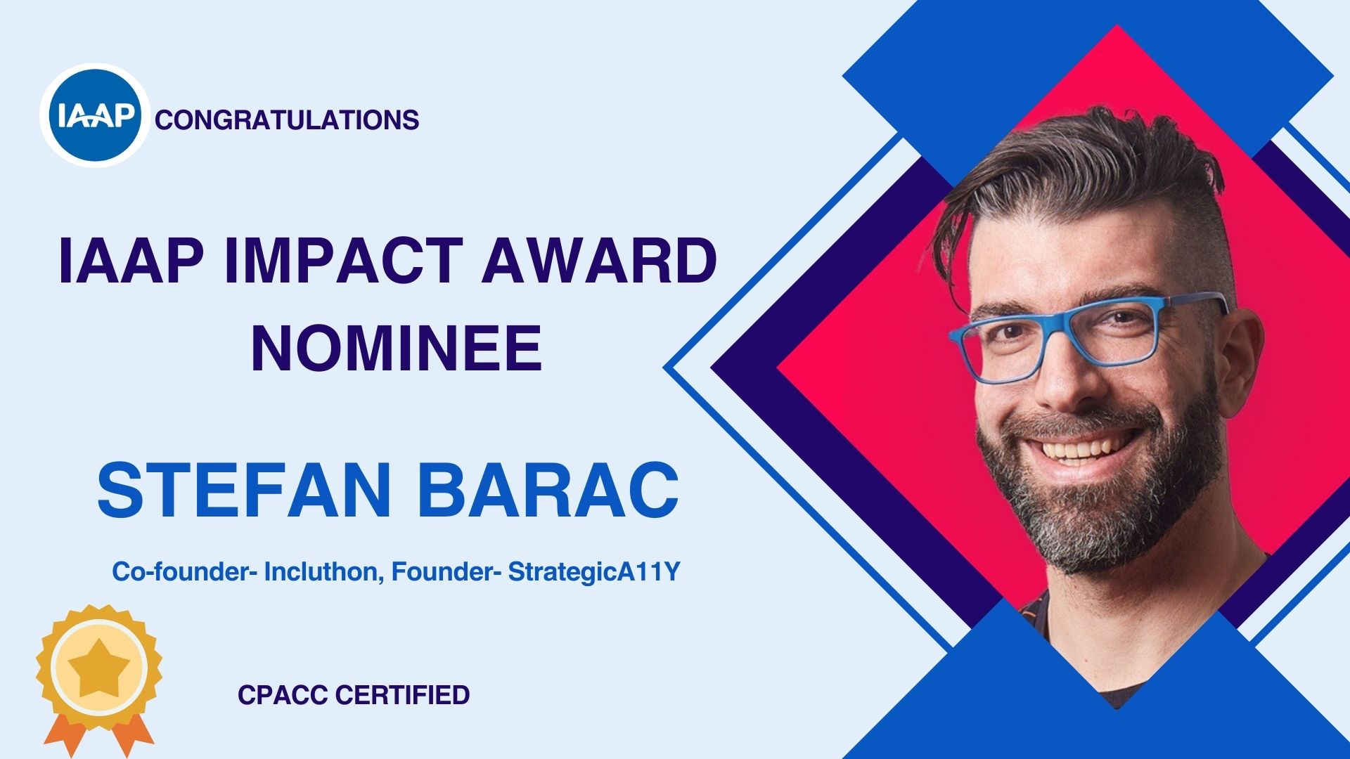 Congratulations to Stefan Barac, one of our incredible 2025 IAAP Impact ...