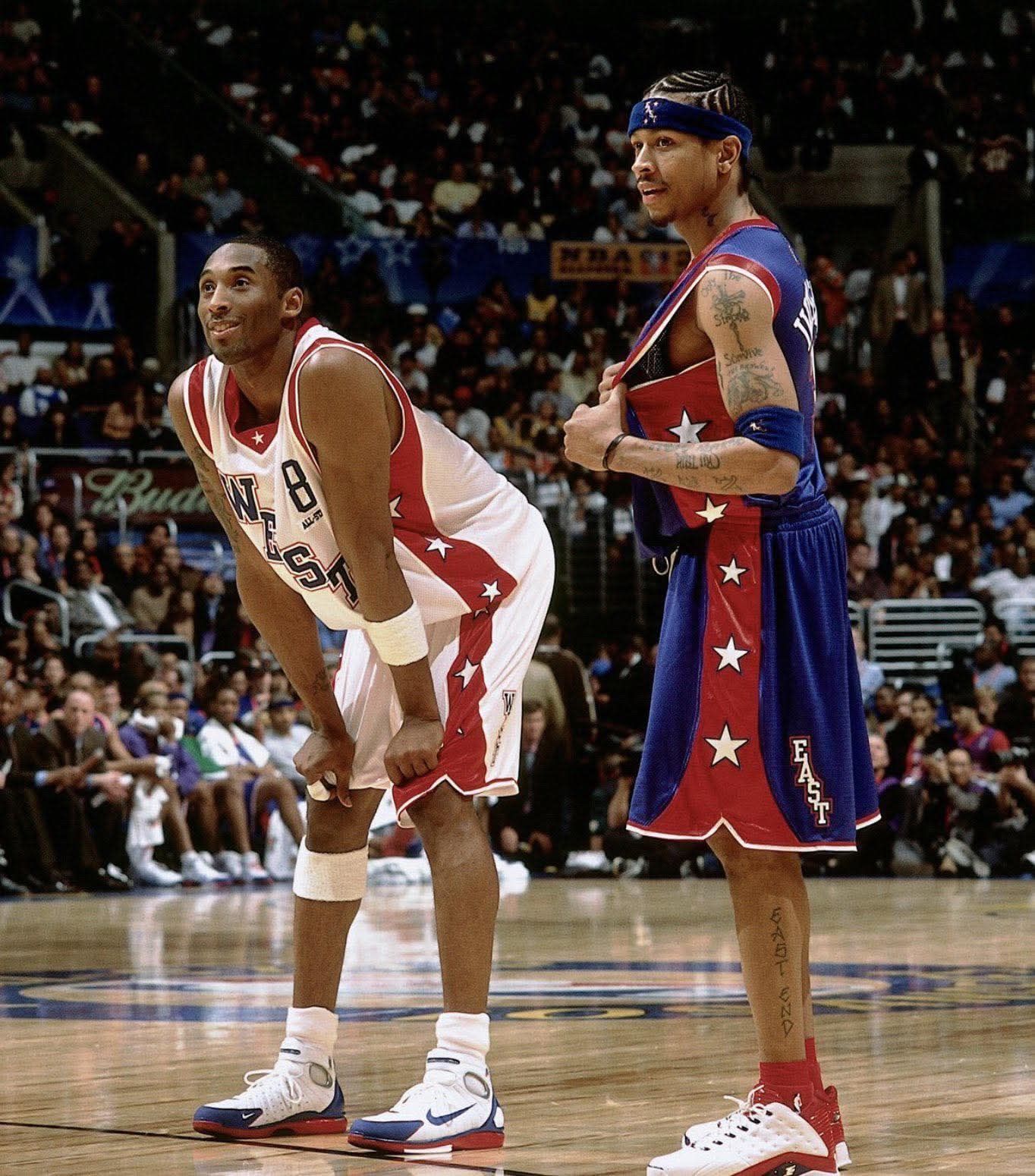 Kobe Bryant and Allen Iverson2004 NBA All Star Game🏀📸 #NBA
