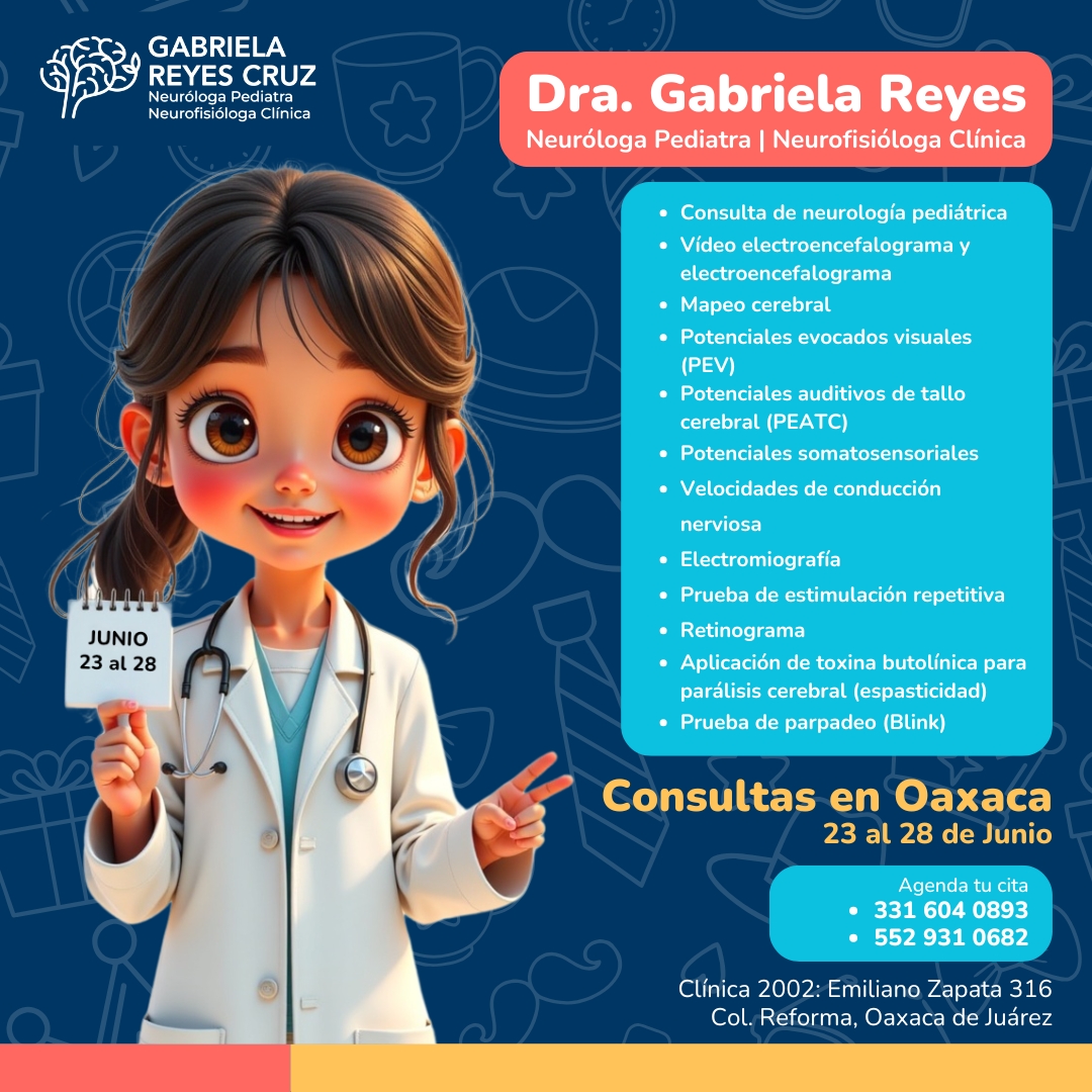 Dra. Gabriela Reyes Neuróloga Pediatra | Mexico City