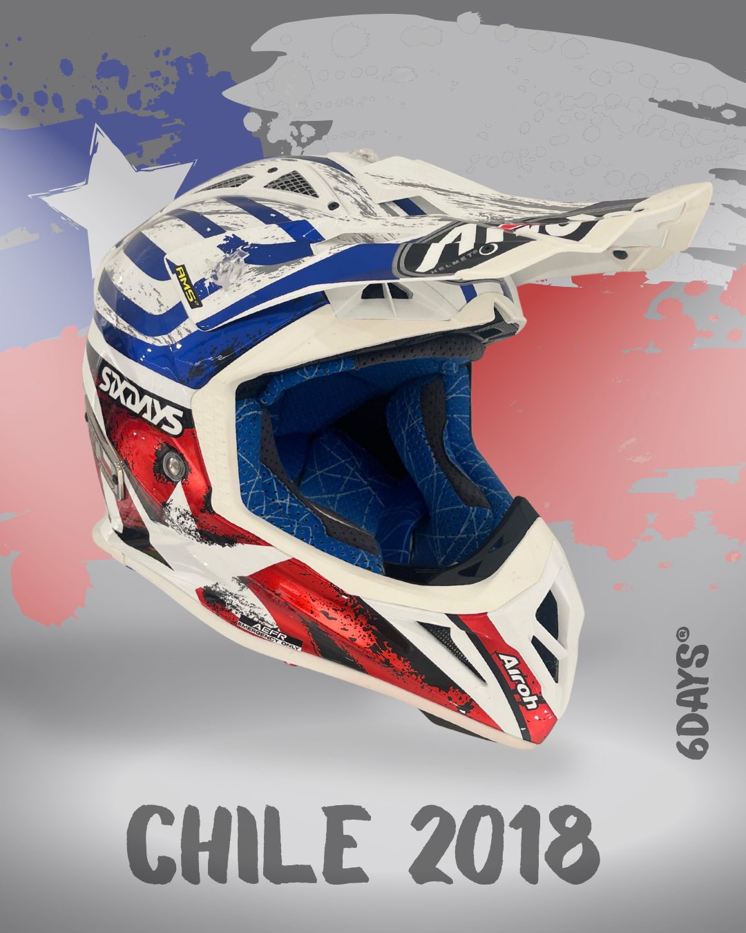 airoh helmet 2019 AV23SD18 Helmet, SIX Days Chrome, S Automotive DD Ring * XS Airoh Spark 2 Deco Helmet