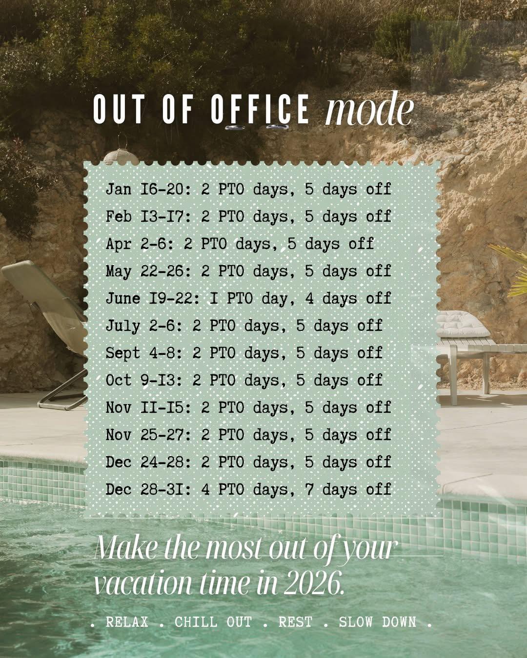Enchanted - Stretch your PTO the smart way🏖️ There are 11 U.S. federal ...