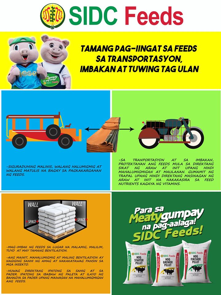 SIDC Feeds - Feeds ay pag-ingatan, tamang Transporting at Warehousing ...