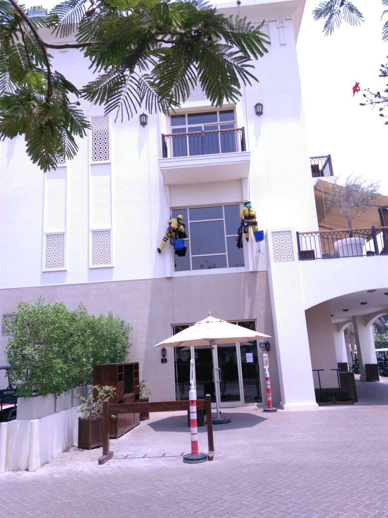 Spider Access - Spider Rope Access Team cleaning the... | Facebook