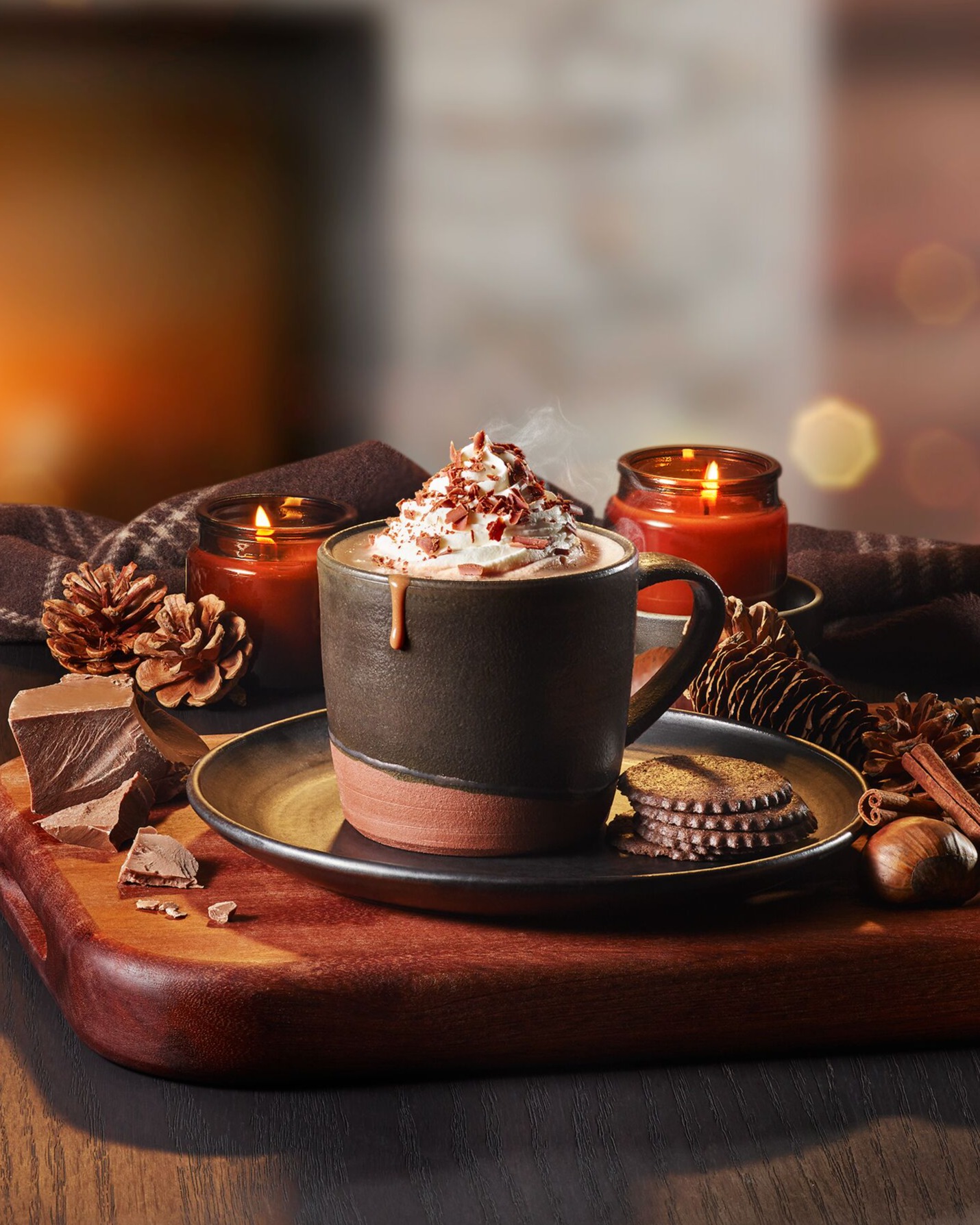 Authentic Jellycat Scarffles Hot Chocolate from the LA Ski Club