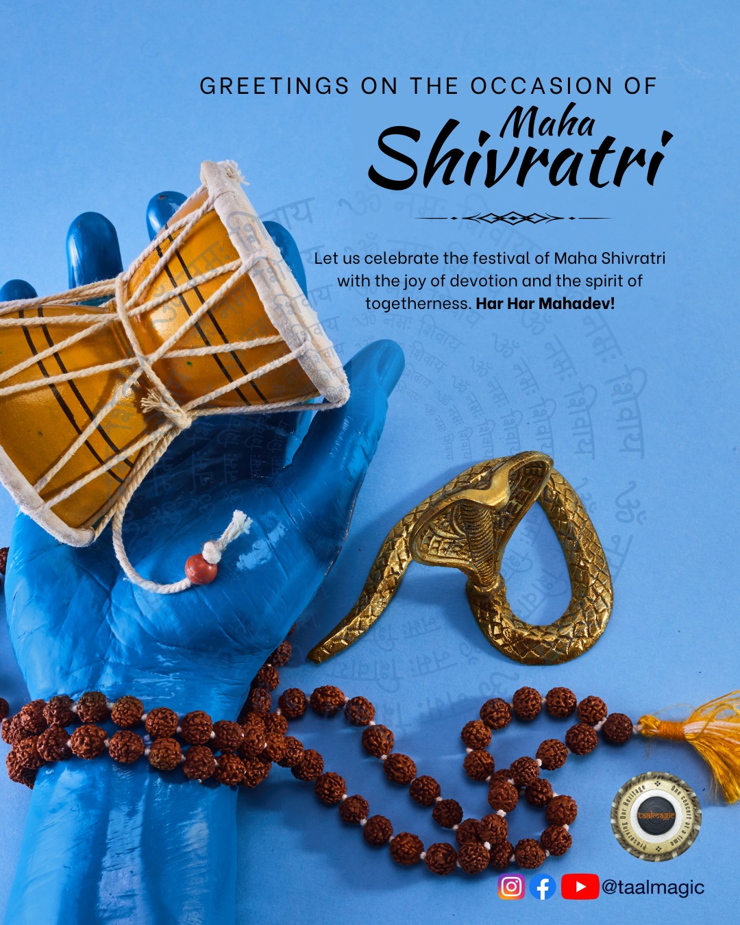 Taalmagic Trust - **🕉️ Har Har Mahadev! 🕉️** On this sacred night of ...