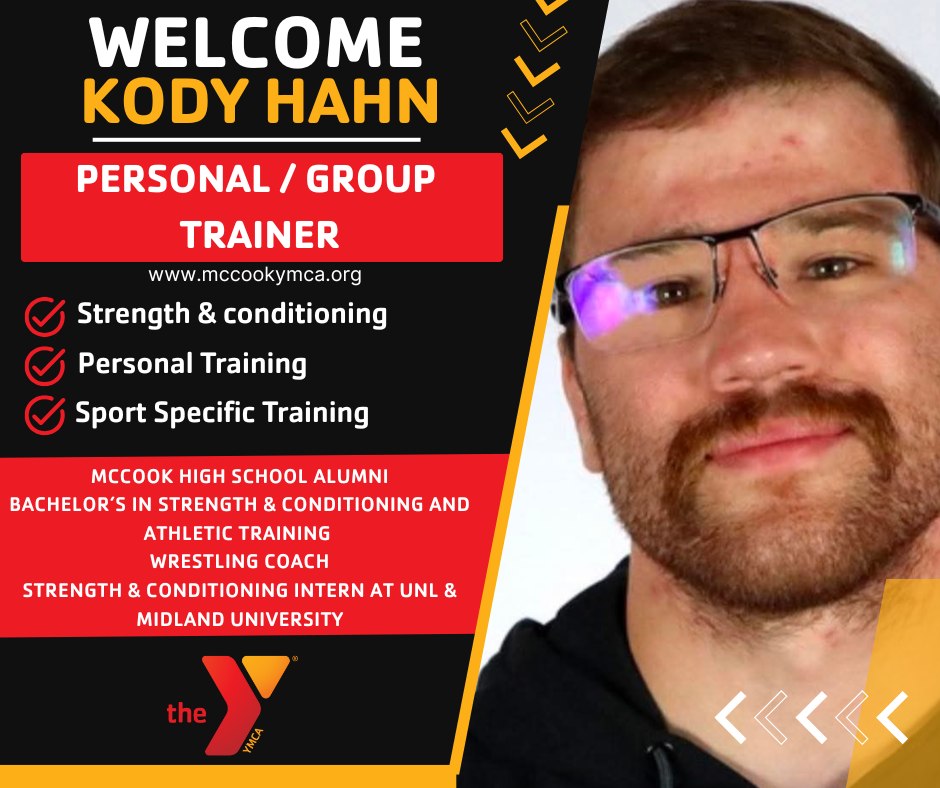 McCook - We’re excited to welcome Kody Hahn as the McCook YMCA’s newest ...