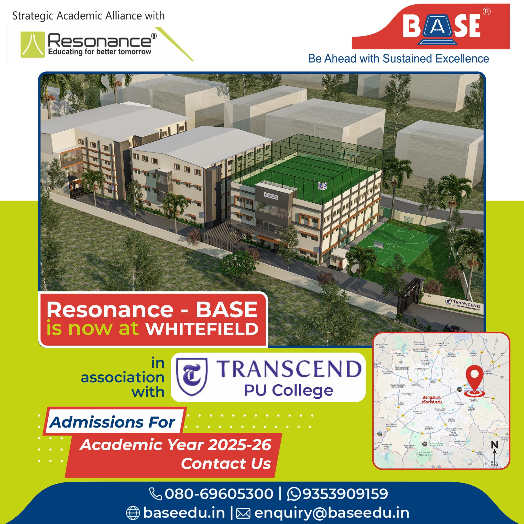 BASE PU College - Sahakar Nagar | Bangalore
