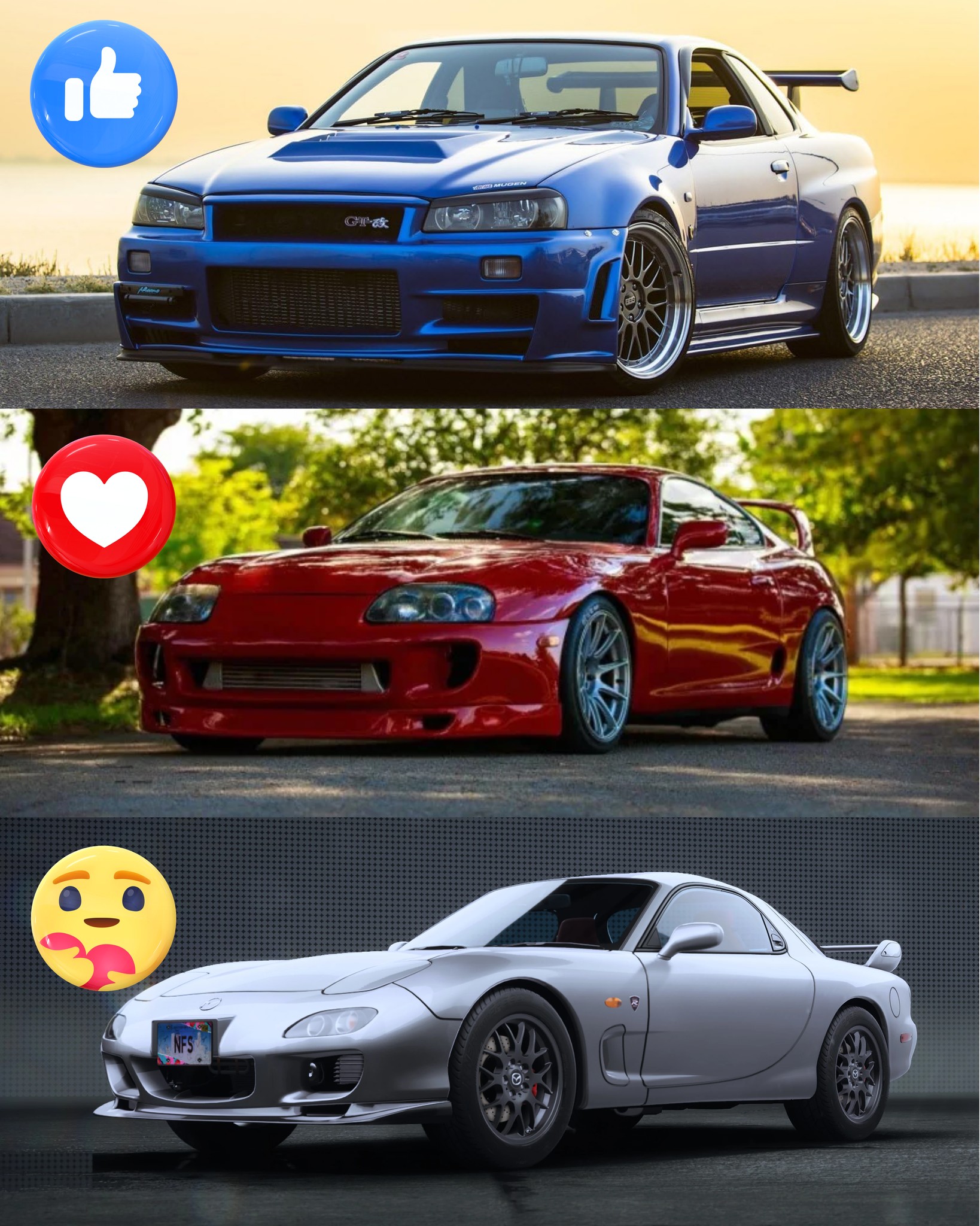 Nissan skyline R34 - Mazda Rx7