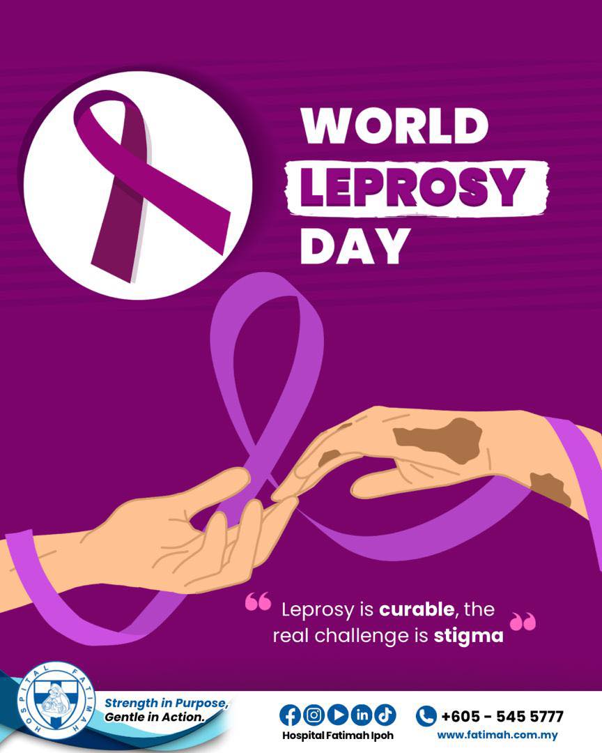 Leprosy is curable — early detection and treatment can prevent
