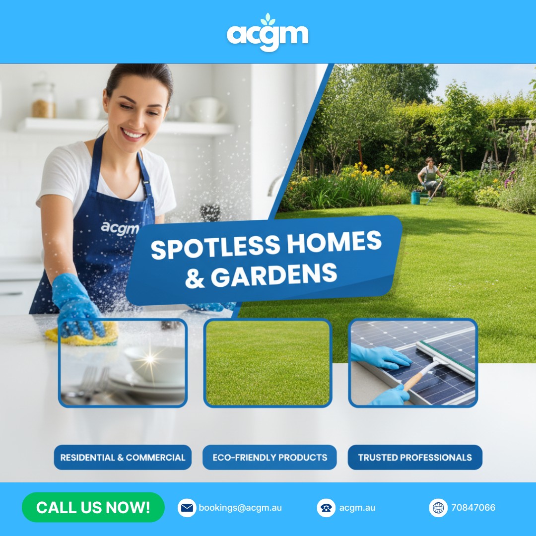 ACGM - Spotless Homes & Beautiful Gardens – Done for... | Facebook