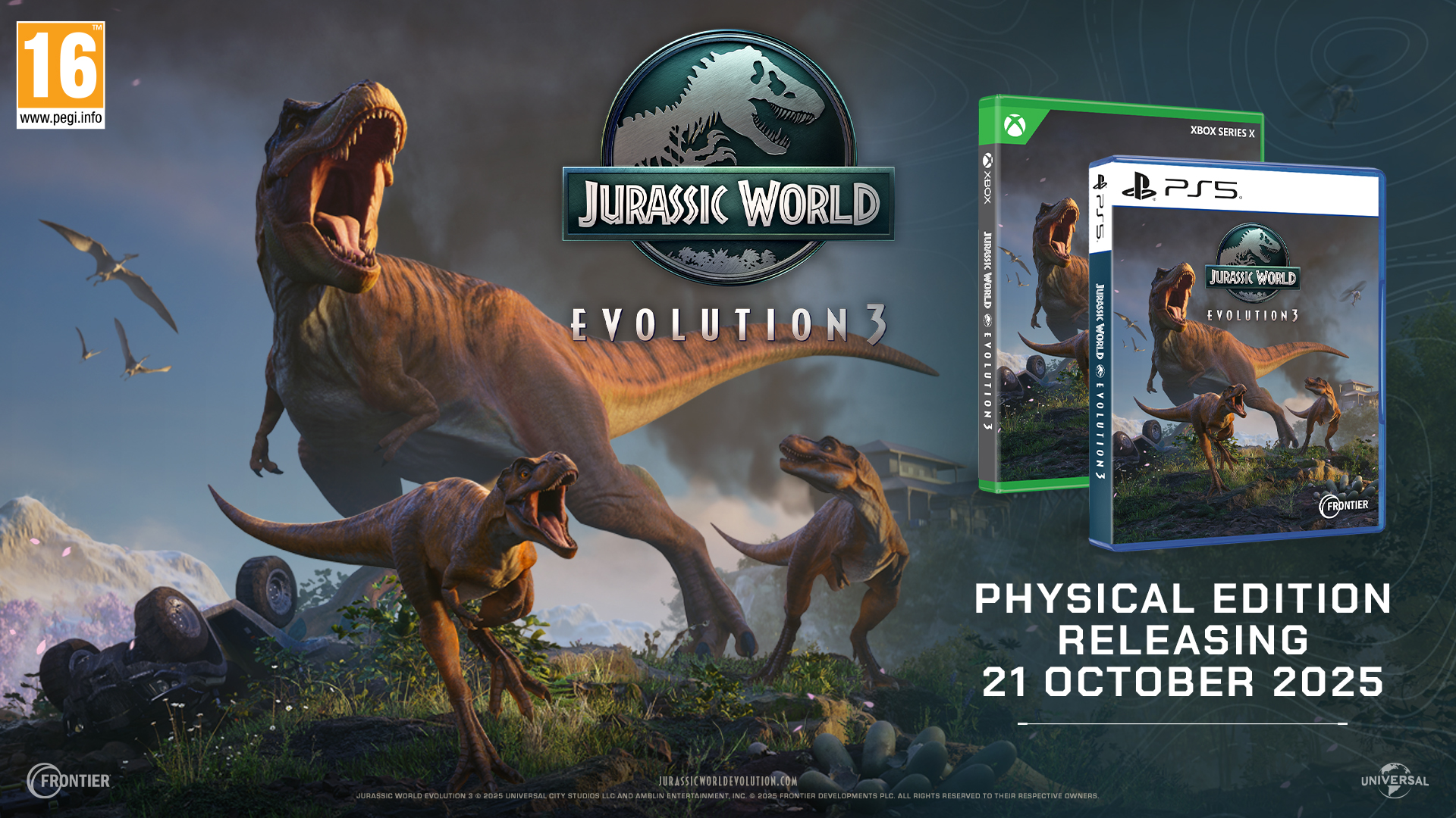 Jeu PS5 Jurassic World Evolution 3 Neuf - édition Koch Media, Action-aventure, PEGI 16