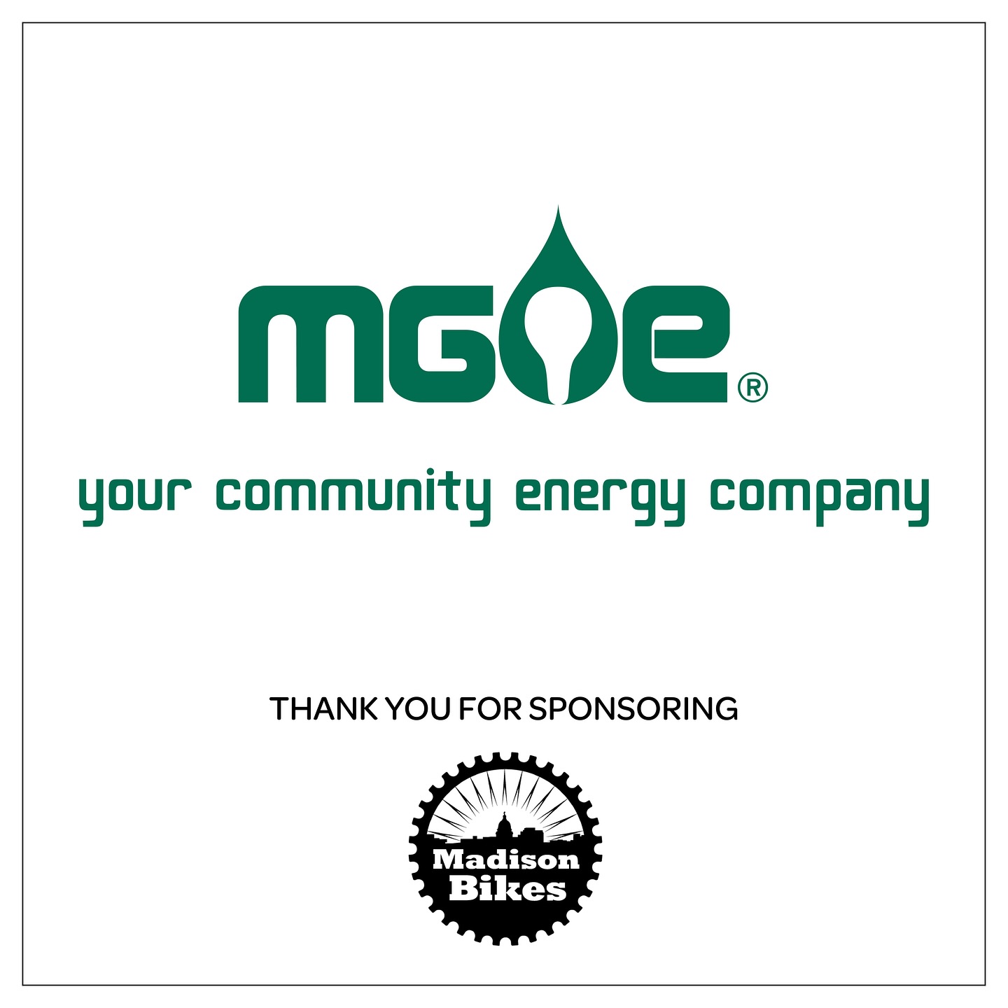 Madison - Thank you to Madison Gas and Electric for being an annual ...
