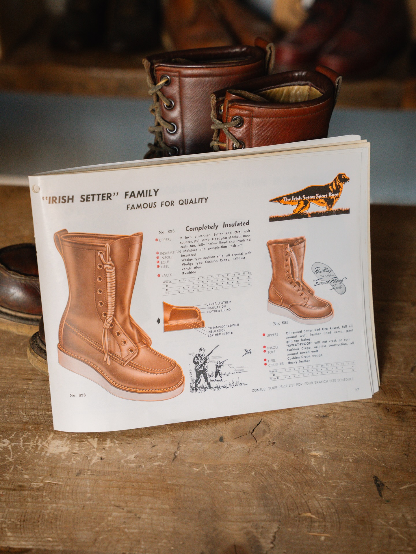 Red Wing 875 Irish Setter 6 1/2D Vintage Red Wing 875 Irish Setter 