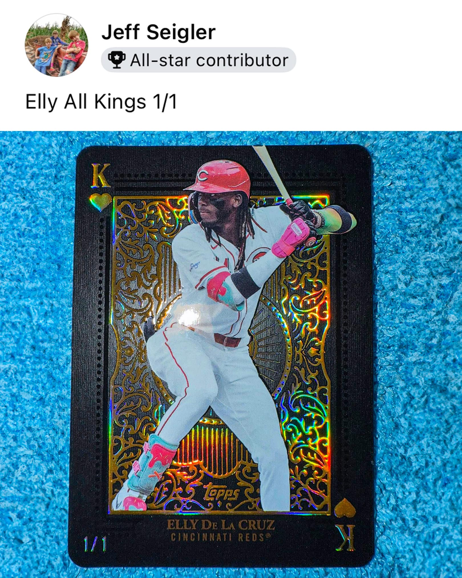 JUST PULLED: 1/1 Elly De La Cruz “All Kings” ?