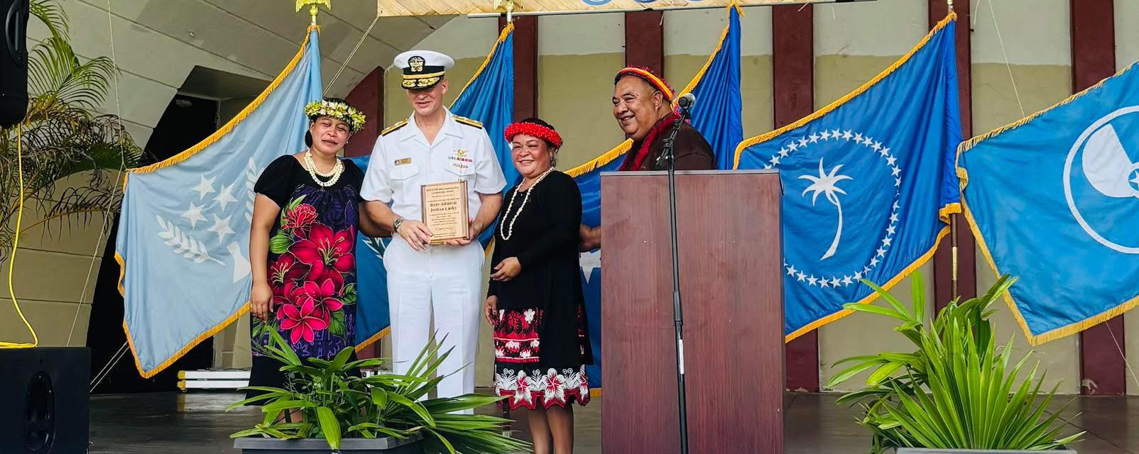 FSM - Admiral with the officers | Facebook