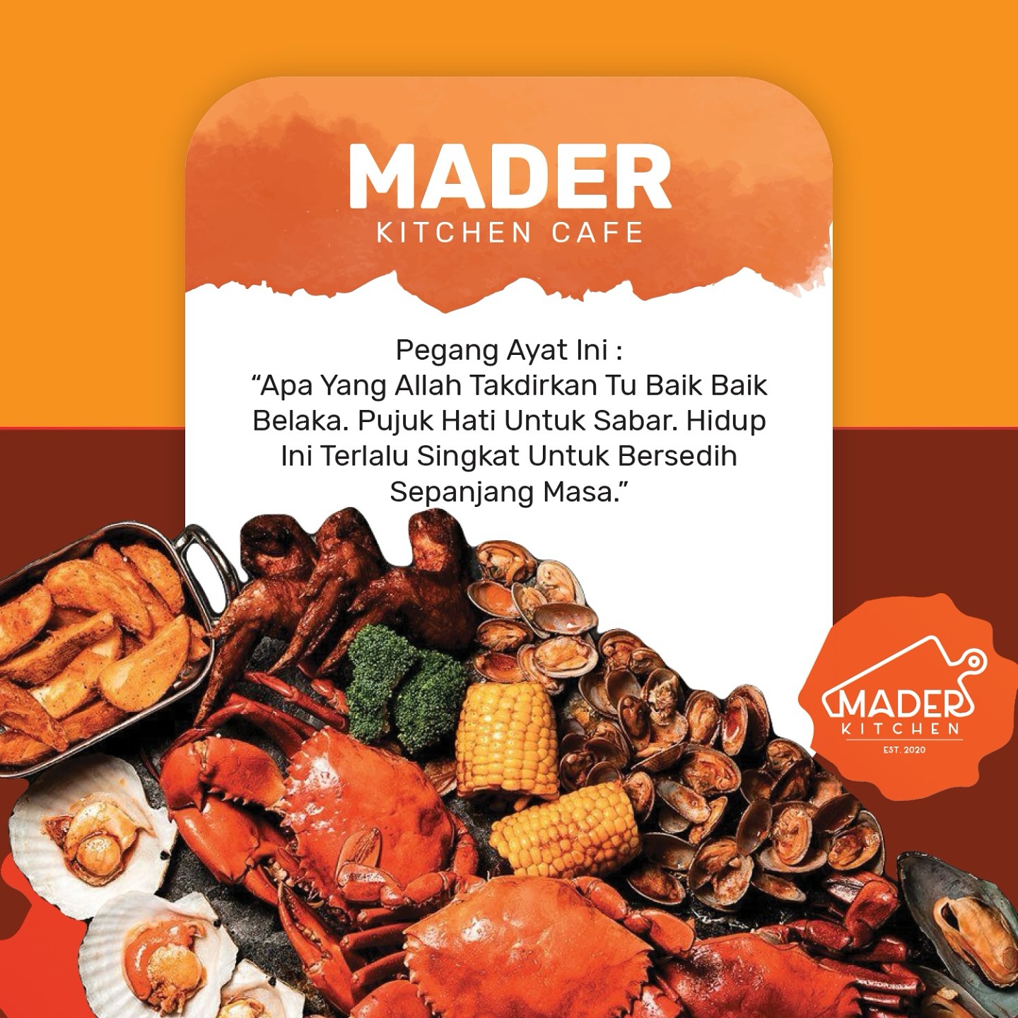 Mader - ‼️MACAM-MACAM MAKANAN UNTUK BERBUKA & MOREH‼️ KING CRAB 🦀 ...