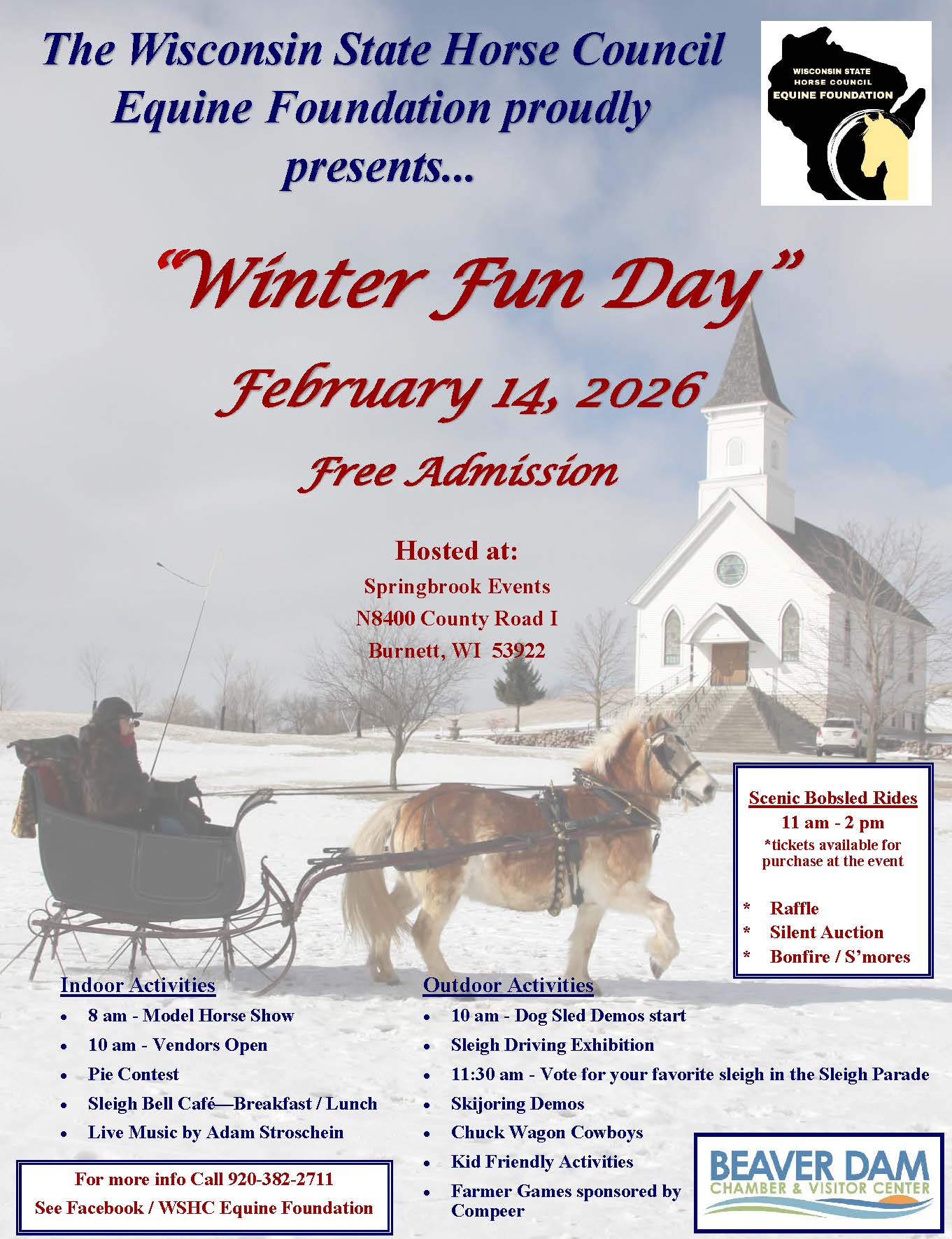 Springbrook Events | Burnett WI