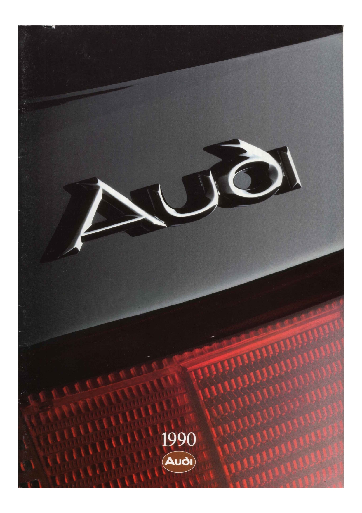 1990 Audi model range brochure