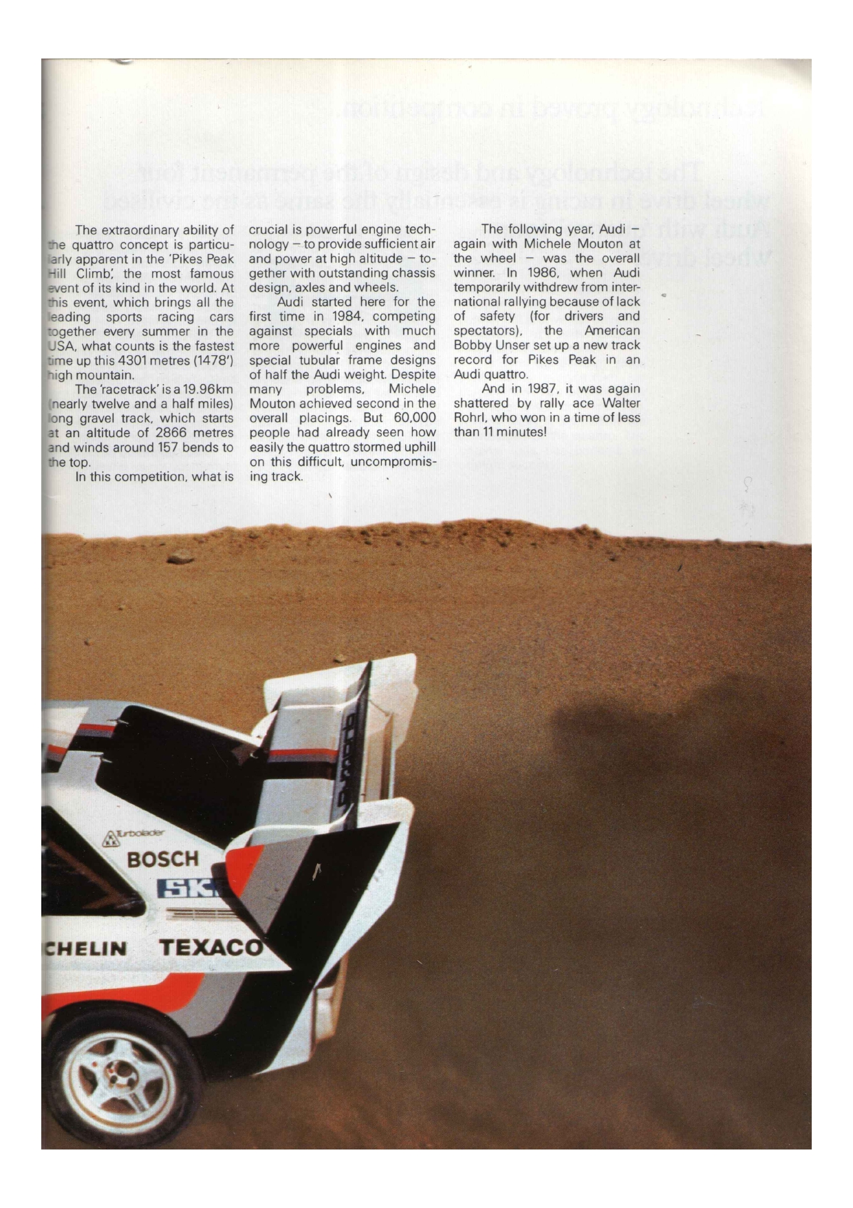 1990 Audi model range brochure