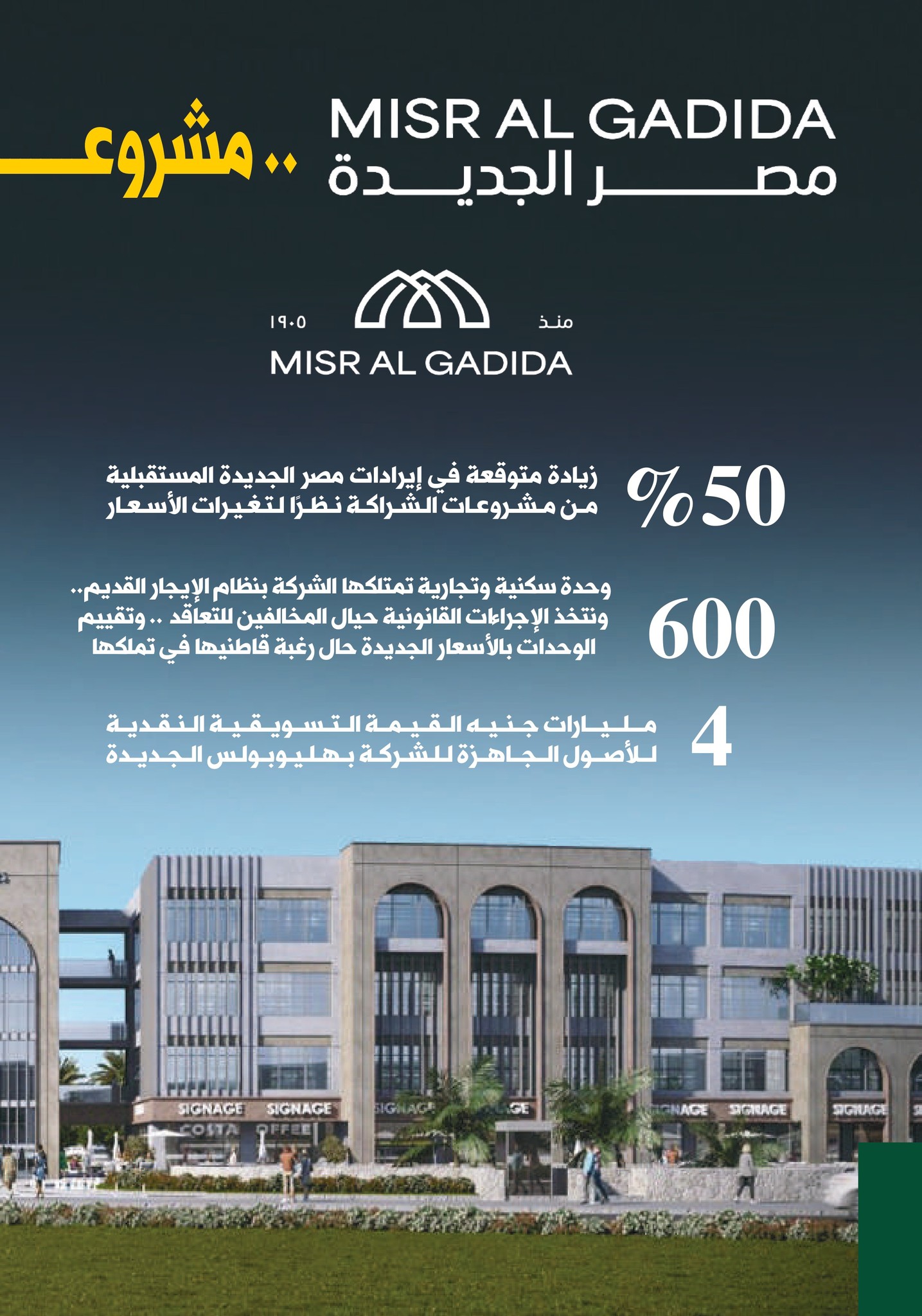 ‎شركة مصر الجديدة... - شركة مصر الجديدة للاسكان والتعمير