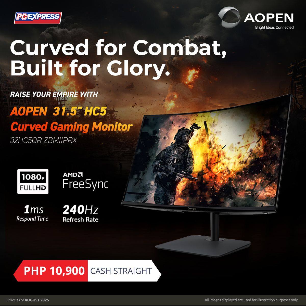 PC - Curved for Combat. Built for Glory. Command the battlefield with ...