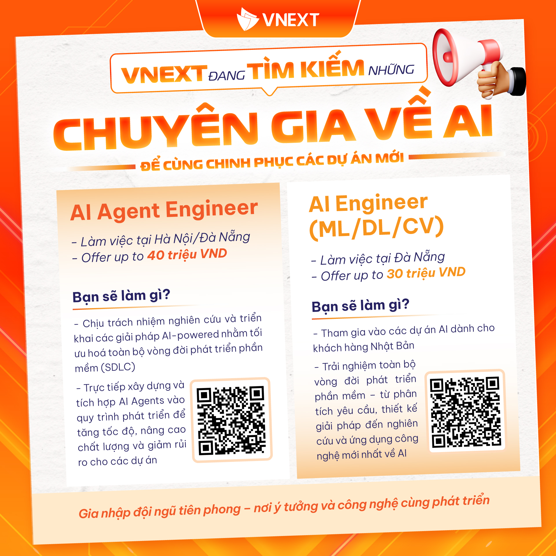 Tuyển dụng VNEXT Software... - Tuyển dụng VNEXT Software