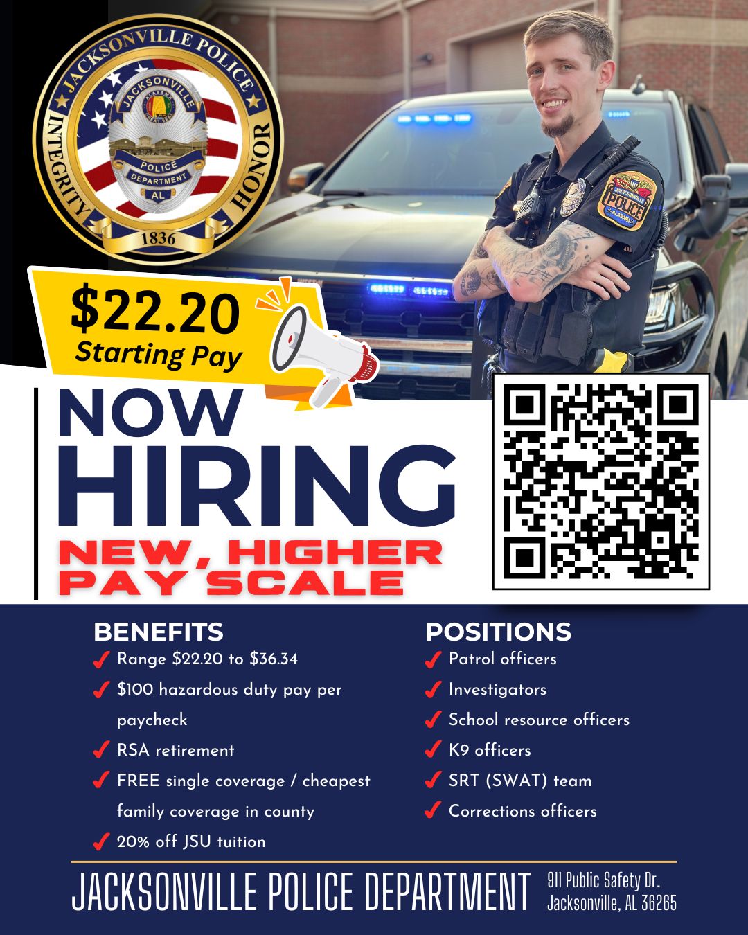 Jacksonville - The Jacksonville Police Department is hiring certified ...