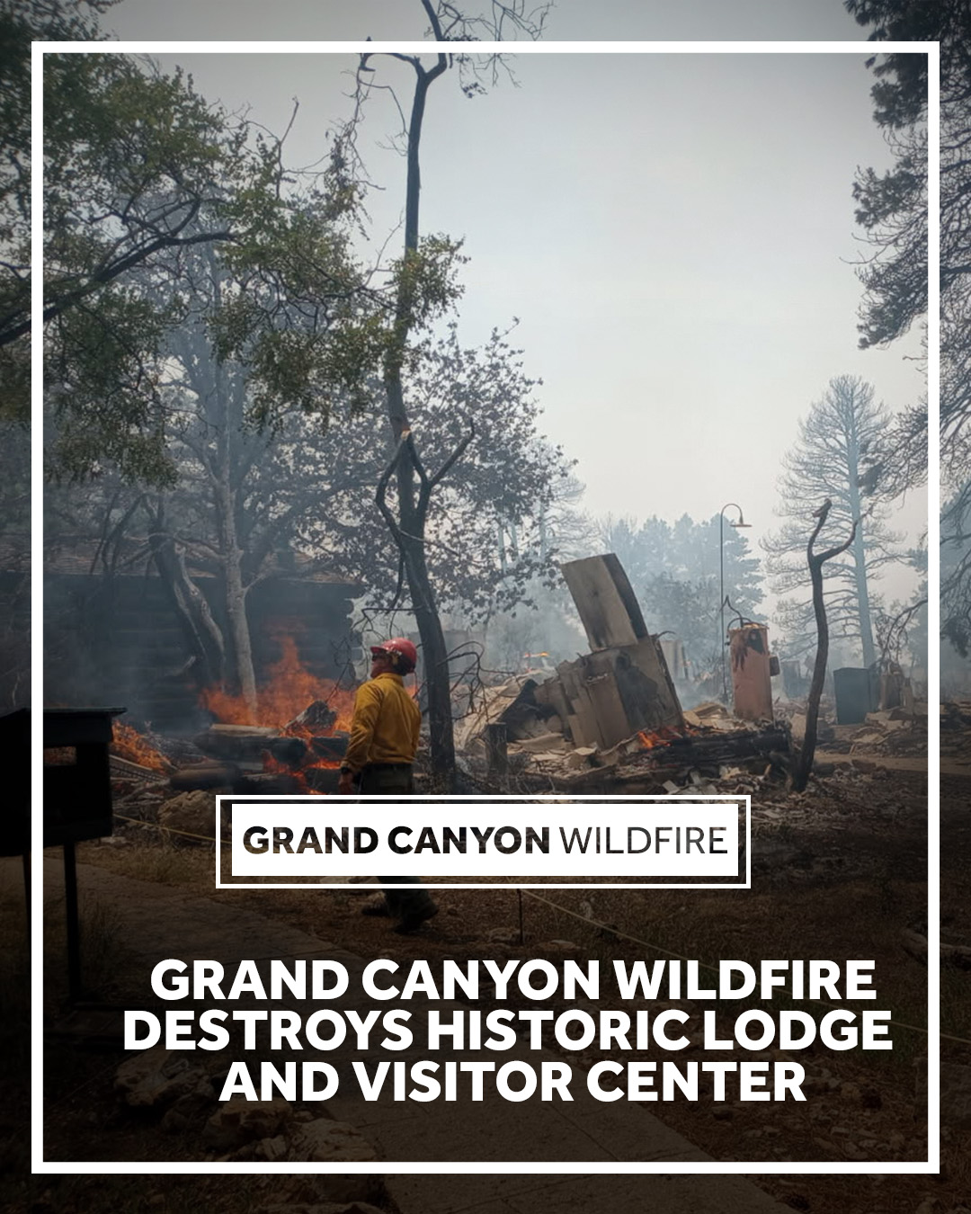 KMBC - A wildfire along the Grand Canyon's North Rim grew rapidly over ...