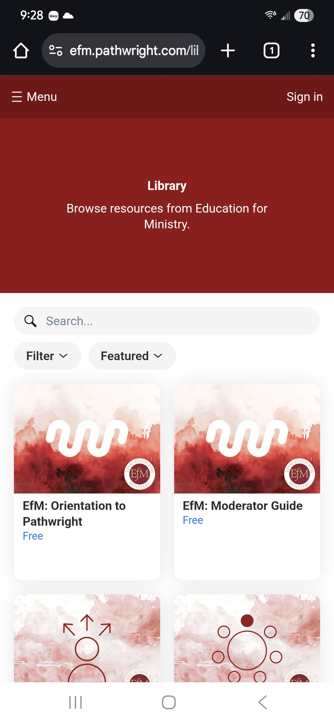 EfM Education for Ministry... - EfM Education for Ministry