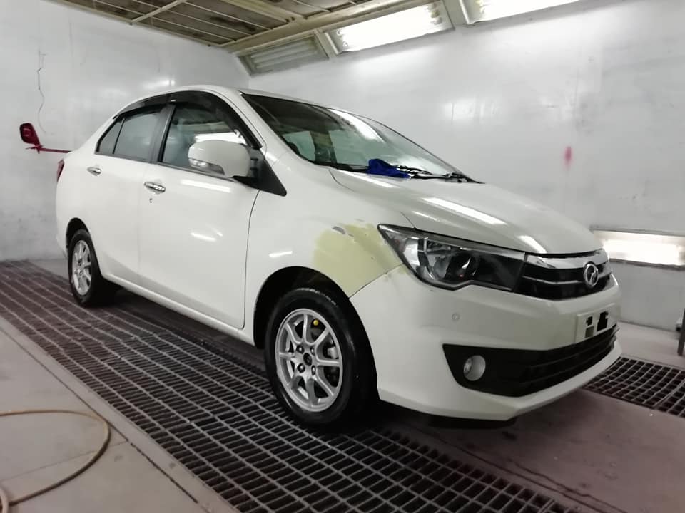 The Car Painter - 👍👍🛠🛠 Done Repaint touch-up Perodua Bezza...