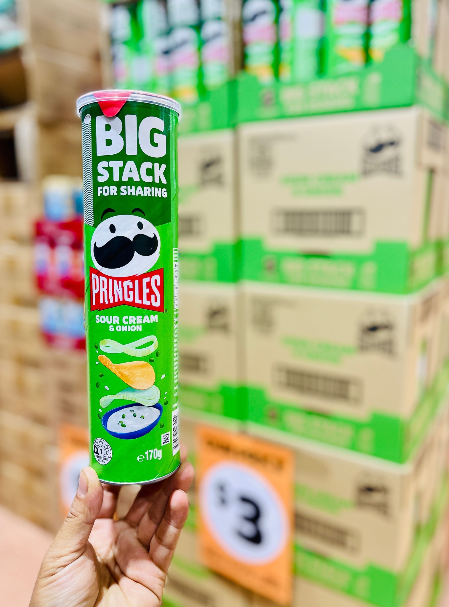 Ten - Not your average can of Pringles. 👀 This is the BIG STACK! Grab ...