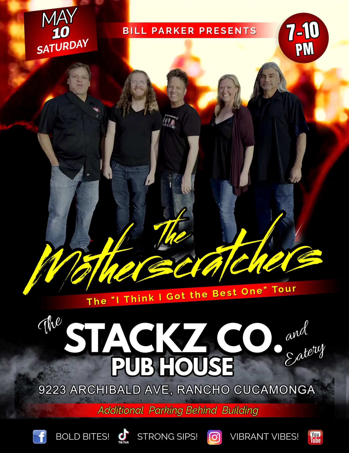 The Motherscratchers Rock The Stackz Co. Pub House & Eatery