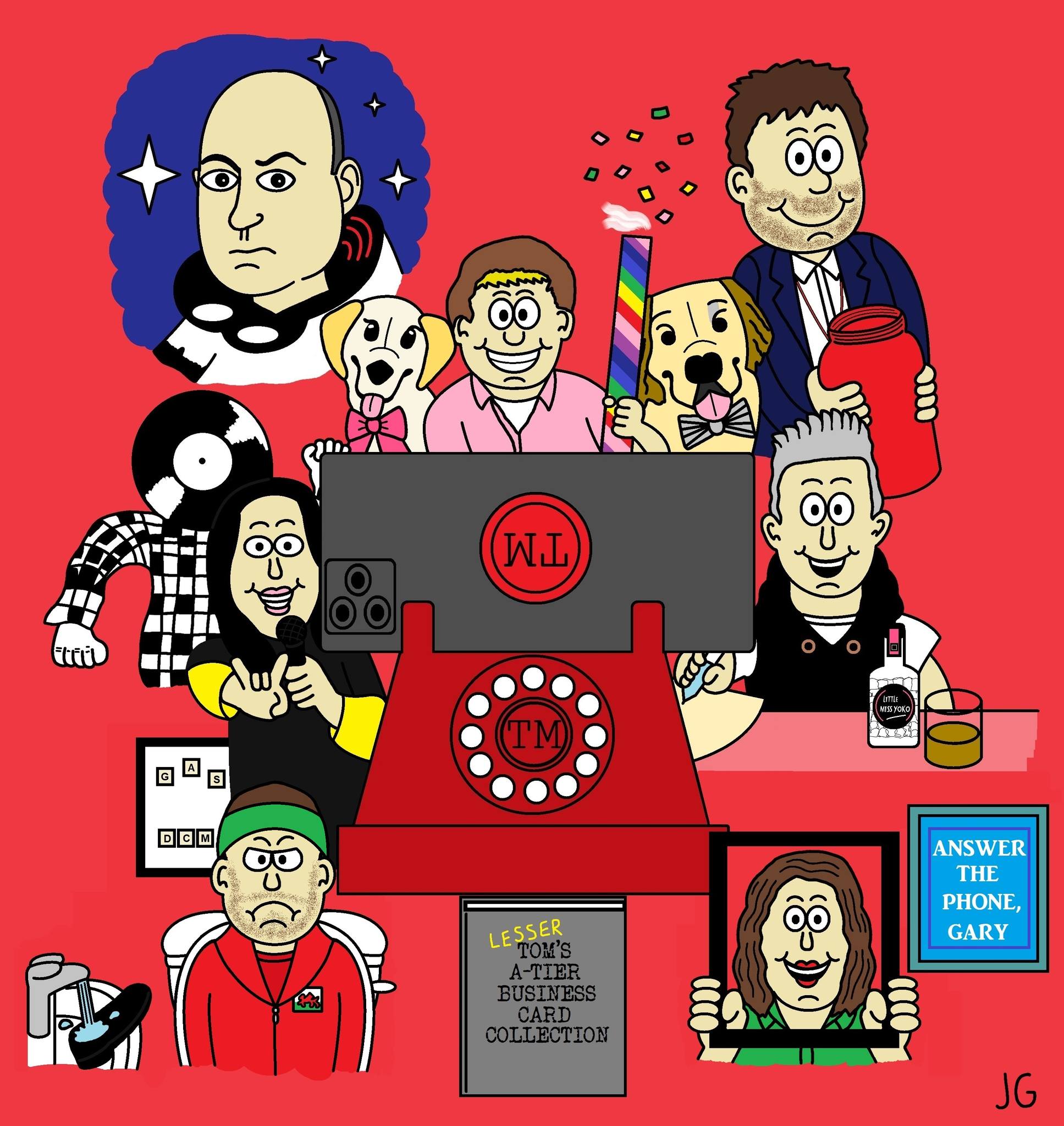 Banana Skin Cartoons - Frame this, Gary. Here’s the cast of Taskmaster ...